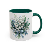 スズランのマグカップ 花ギフト マグカップ