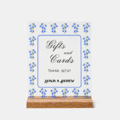 スズランの結婚祝いギフト&カード アクリルサイン (正面)