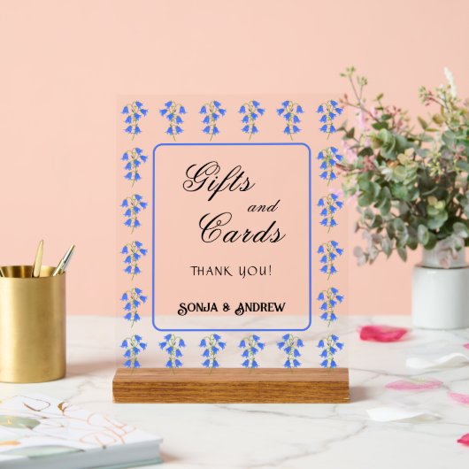 スズランの結婚祝いギフト&カード アクリルサイン (ウェディング)