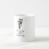 スズランの花の名言 コーヒーマグカップ (中央)