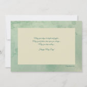 スズラン水彩カード 招待状 (裏面)