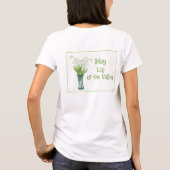 スズラン ウォーターカラー 5月 誕生日 Tシャツ (裏面)