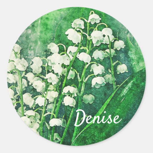 スズラン カスタマイズ シール ステッカー (正面)