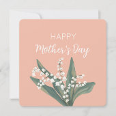 スズラン ハッピーマザーズデー シーズンカード (正面)