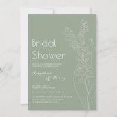 スズラン ブライダルシャワー招待状 招待状 (正面)