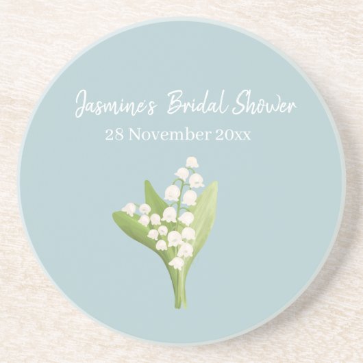 スズラン ブーケ ブライダル シャワー コースター (正面)