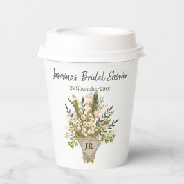スズラン ブーケ ブライダル シャワー 紙コップ