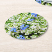 スズラン ラウンドペーパーコースター (アングル)