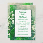 スズラン 春の庭園 招待状 (正面/裏面)