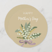 スズラン 母の日おめでとう シーズンカード (正面/裏面)