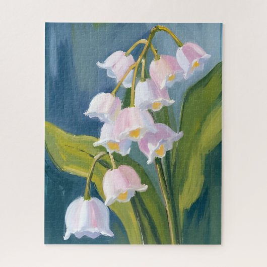 スズラン | 花の水彩画 ジグソーパズル (縦)