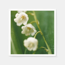 スズラン (Convallaria majalis)  スタンダードカクテルナプキン