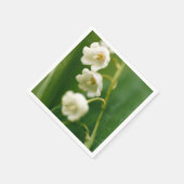 スズラン (Convallaria majalis)  スタンダードカクテルナプキン (角)