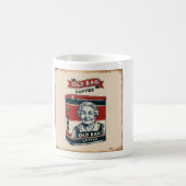 スズ広告の古いバッグ・コーヒーの兆候 コーヒーマグカップ (中央)