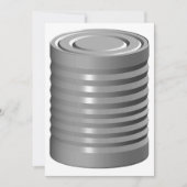 スズ缶招待状 招待状 (正面)