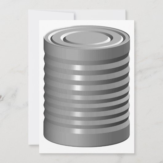 スズ缶招待状 招待状 (正面)