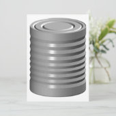 スズ缶招待状 招待状 (スタンド正面)