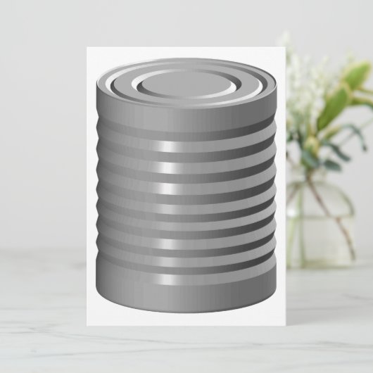 スズ缶招待状 招待状 (スタンド正面)