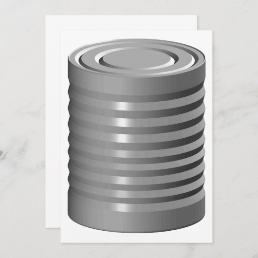 スズ缶招待状 招待状 (正面/裏面)