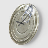 スズ缶蓋ノベルティ ラージ壁時計 (傾斜)