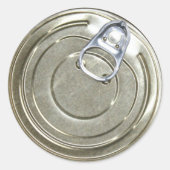 スズ缶蓋 ラウンドシール (正面)