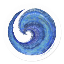 スセアブルースタジオウォーターステッカー