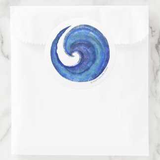 スセアブルースタジオウォーターステッカー ラウンドシール