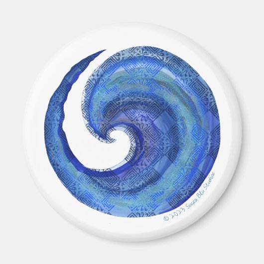 スセアブルースタジオウォーターマグネット マグネット (正面)