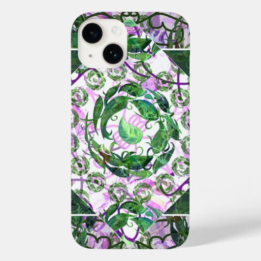 スセアブルースタジオガーデンアイフォンケース Case-Mate iPhoneケース (裏面)