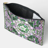 スセアブルースタジオガーデンパウチ（大） アクセサリーポーチ (見開き)