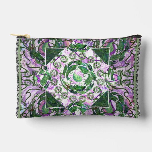 スセアブルースタジオガーデンパウチ（小） アクセサリーポーチ (正面)