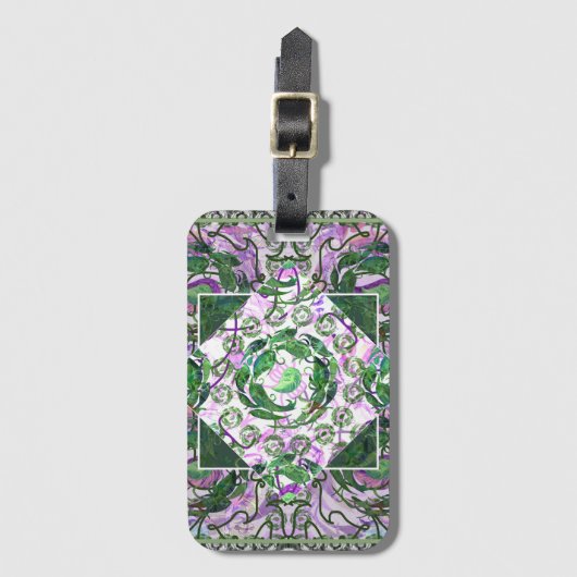 スセアブルースタジオガーデンラゲージタグ ラゲッジタグ (正面縦)