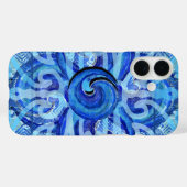 スセアブルースタジオズウェーブアイフォンケース Case-Mate iPhoneケース (裏面 (横))