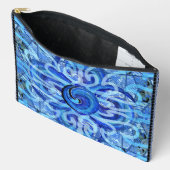 スセアブルースタジオズウェーブポーチ(大) アクセサリーポーチ (見開き)