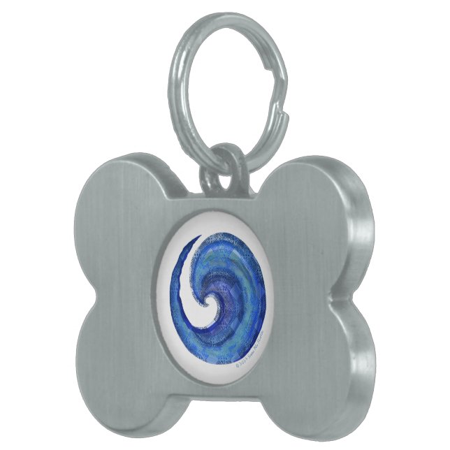 スセアブルースタジオズウォーターペットタグ ペットネームタグ (正面右)