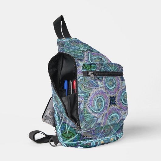 スセアブルースタジオズフェザースリングバッグ スリングバッグ (見開き)