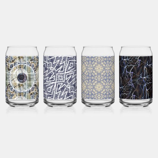 スセアブルースタジオ稲妻カングラス ガラス缶 (正面)