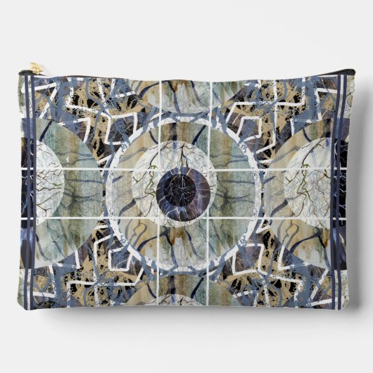 スセアブルースタジオ稲妻パウチ（大） アクセサリーポーチ (正面)