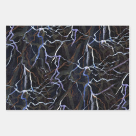 スセアブルースタジオ稲妻(ナイト)ラッピング紙 ラッピングペーパーシート