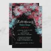 スタお洒落リーフォレストブライダルシャワー 招待状 (正面/裏面)