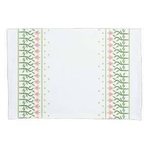 スタかわいらしイ縁どルの花芸 枕カバー