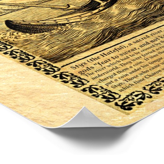 スタイクス川 ポスター (角)