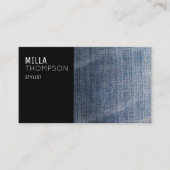スタイモダンリスト用のブルージーンズの名刺 名刺 (正面)