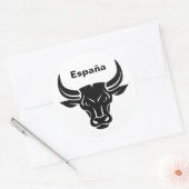 スタイライズドカスタムブル文字&カラーシール ラウンドシール (封筒)