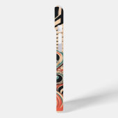 スタイライズドギターアートデコApple iPhone 15ケース Case-Mate iPhoneケース (裏面 / 左)