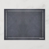 スタイリシカルクテーブル番号カード ポストカード (裏面)