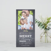 スタイリシカルクホリデーフォトカード シーズンカード (スタンド正面)