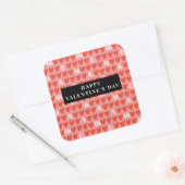 スタイリストかわいい甘いハートパターンシール&ラベル スクエアシール (封筒)