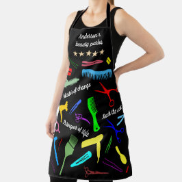 スタイリストのツールのパターンおもしろい エプロン