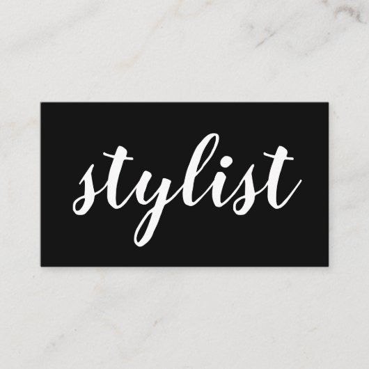 スタイリストのロイヤリティのパンチカード ロイヤリティカード (正面)